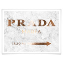 Plakat w kolorze miedzianym - Prada Marfa