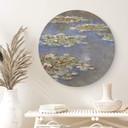 Tableau sur alu-Dibond Monet - Nénuphars1905 - Rond