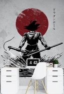 Fototapete, Son Goku während eines Kampfes