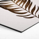Hexagon Dibond Kubistika - Golden Leaf