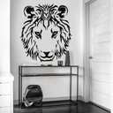 Wallsticker Løvehoved
