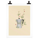 Plakat Frida Floral Studio - Mocha Floral