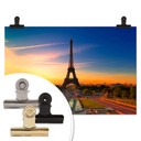 Poster - Tour Eiffel au coucher de soleil