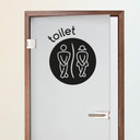 Toilet 1 Wallsticker