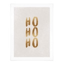 Poster Weihnachten - Ho Ho Ho in Gold - Orara Studio