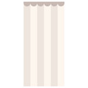 Vægpaneler vægbeklædning selvklæbende beige stribet med dekorbort
