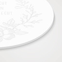 Spruch Acrylglasbild, Fensterbild zum Aufhängen Liebe muss nicht perfekt sondern echt sein - Rund