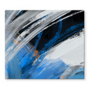 Herdabdeckplatte Blaue Pinselstriche abstrakt - Cheney