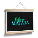 Plakat Hakuna Matata - Neonowe światło