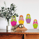 Wallsticker Babushka sæt