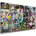 3 stykke lærredstryk, graffiti Street Art
