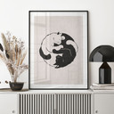 Plakat koty Ying & Yang - Tunaboylu