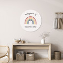 Wanddecoratie Everyone is welcome here - KsanaKalpa - Alu-Dibond Rond