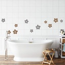 Wallsticker Klinke deko: Blomster
