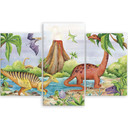 3-delt lærredsprint, Dinosaurer ved søen