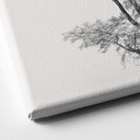 Leinwandbild Minimalistischer Baum in ruhiger Landschaft - Flour