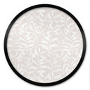 Plakat Delikatne Akwarelowe Liście - Delikatny Beż - Bloomery Decor - Okrągły