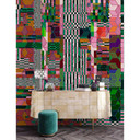 Fotomural Paredes de Patel 3 Mirage 2 colorido, rosa, verde, naranja, rojo