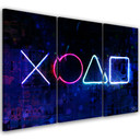 Canvas print 3 dele, knapper til controlleren