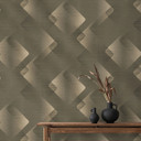 Grafisch behang Elysium taupe