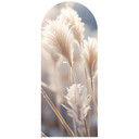 Wallsticker rundbuevægpanel pastelfarvede græsser - Treechild - smal