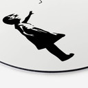 Tableau sur alu-Dibond Banksy - Fille au ballon rouge