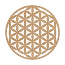 Dekoracja drewniana Geometria Kwiat Życia - MDF Nature Round