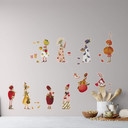 Muursticker set Leffler – Jamvrouwtjes