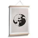 Plakat koty Ying & Yang - Tunaboylu