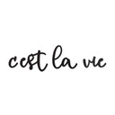 Litery akrylowe C'est la vie