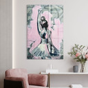 Stampa su acrilico Ballerina Forte Stile Street Art - Habib