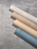 Papel pintado no tejido aspecto escayola, aspecto hormigón liso geométrico mate en gris
