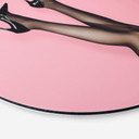 Tableau sur alu-Dibond rond 1X Studio - Heels 
