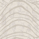 Abstrakt 3D-tapet med bølger hvid sølv - non-woven metallic effekt - mønstret tapet