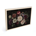Obraz drewniany kwiaty martwa natura w stylu Redouté - Bloomery Decor