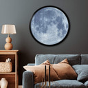 Plakat Moon Complete - okrągły