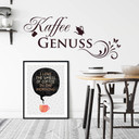 Wandtattoo Kaffee Genuss
