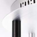 Deckenleuchte Eddy, braun, 21,5 x 40 cm, Metall Deckenlampe, dimmbar