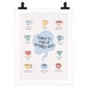 Plakat Enjoy a cup of Positivi-Tea - KsanaKalpa