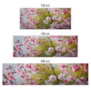 Küchenrückwand - Alu-Dibond-Silber - Cherry Blossoms
