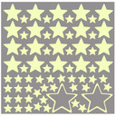 Wallsticker Twinkle Twinkle little star som er selvoplysende i mørke - vægprint