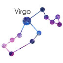 Wandtattoo Sternbild Virgo - Jungfrau