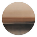 Wandbild Rotko Dawn - Warmer Horizont - Sir Edward x Grigory Gladarev - Alu-Dibond Rund