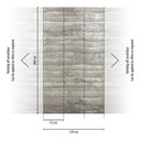 Papier peint intissé imitation béton gris mat extensible 1,59 x 2,80 m Papier peint photo Tableaux m