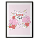 Plakat Fight Like Girls - Feminist Power