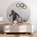 Banksy - Igrzyska Olimpijskie - Fototapeta okrągła - tapeta flizelinowa/tapeta flizelinowa samoprzyl