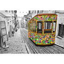 Fototapet - Ben Heine - Tram in Lissabon