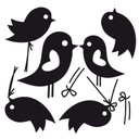 Muursticker Vogels met Tak Uitbreidingsset
