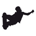 Muursticker Skateboarder 03