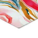 Glasbillede - Farverig abstrakt marmorering - Gokhale
